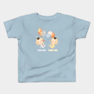 Twins baby boys Kids T-Shirt